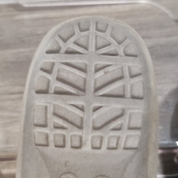 Crocs Ballet Flats Sz 8 Grey Rubber Minimalist Round Toe Comfort Ballerina Shoe - Picture 14 of 14